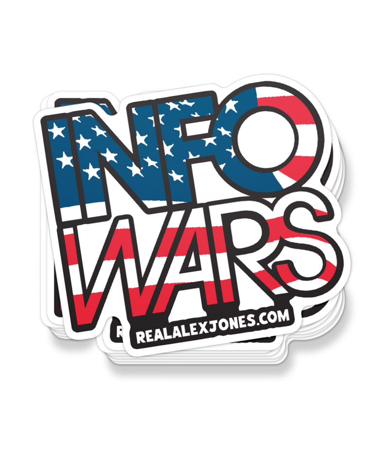 Limited Edition Stars and Stripes Infowars Decal