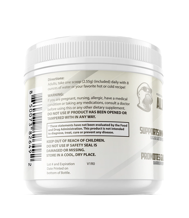 Bovine Colostrum+ - Cellular Recovery & Defense Matrix (2.5 oz) (30 Servings)