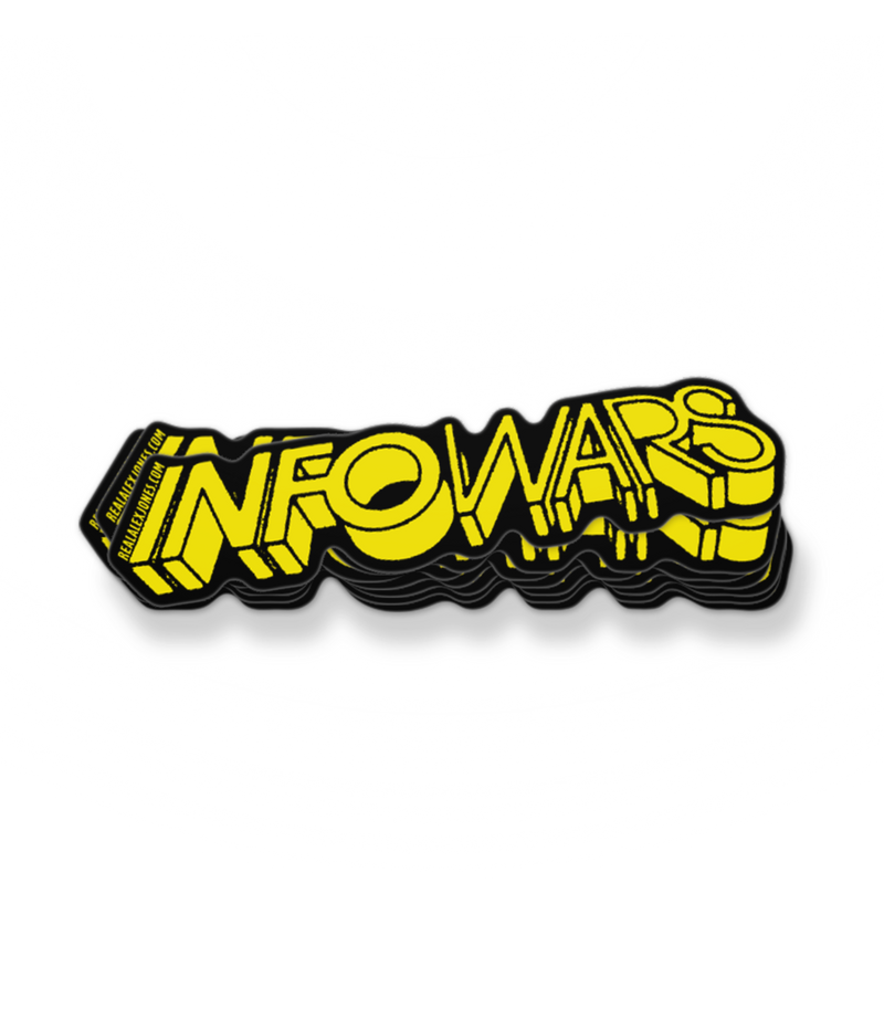 Limited Edition 3D Yellow Infowars Decal