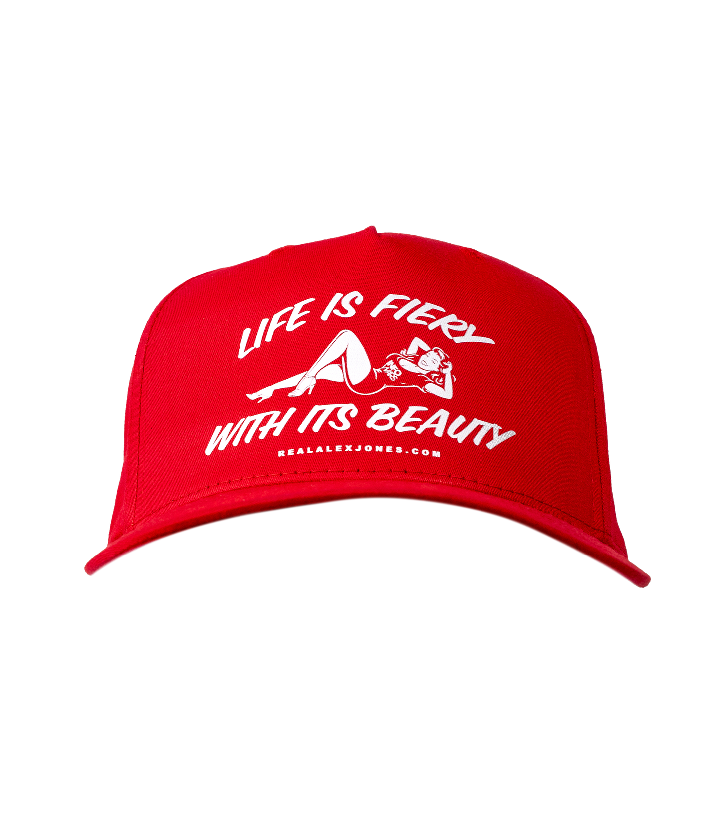 Life Is Fiery With It's Beauty Premium DTF Hat