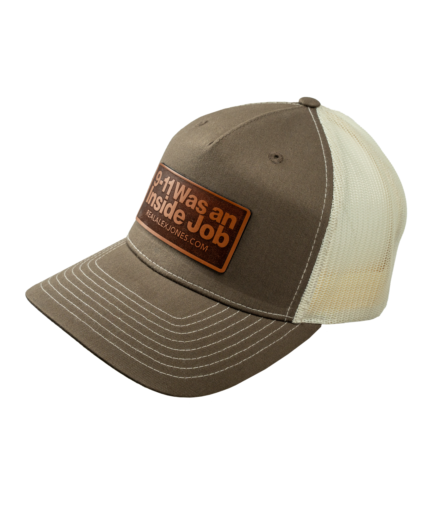 9-11 Was an Inside Job Leather Patch Hat