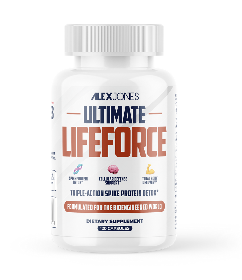 Ultimate Lifeforce - Triple-Action Spike Protein Detox (120 Capsules) (30 Servings)