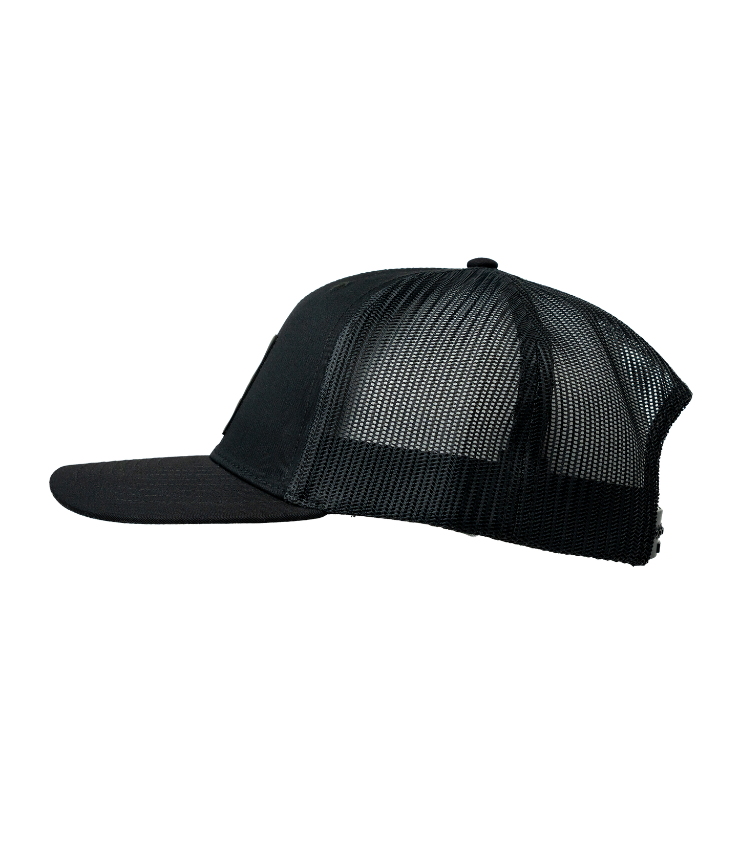Infowars American Flag Logo Leather Patch Hat