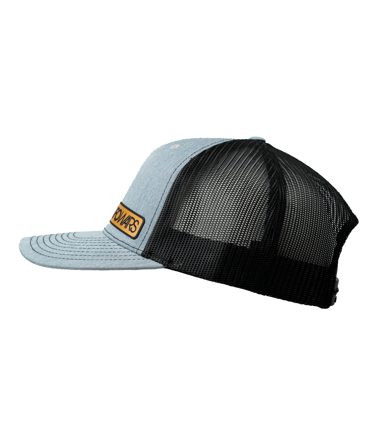 Infowars Gray Leather Patch Hat