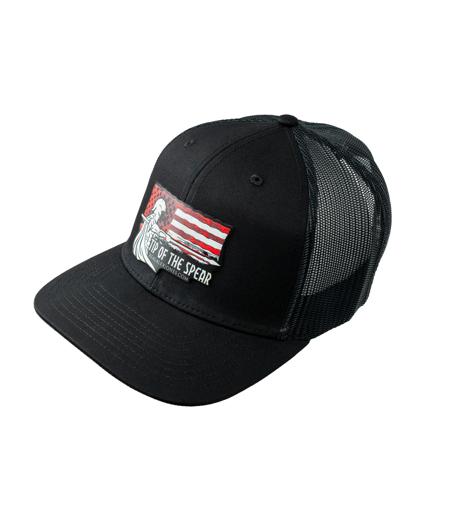 Tip Of The Spear Leather Patch Hat