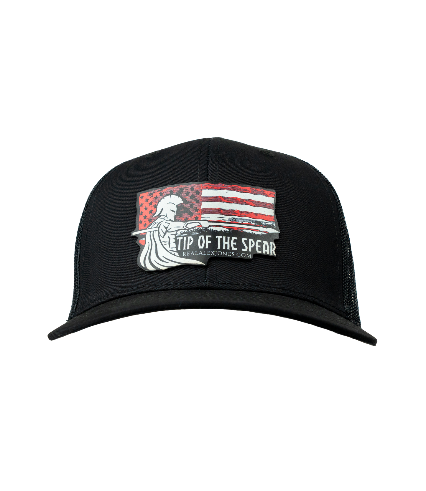 Tip Of The Spear Leather Patch Hat