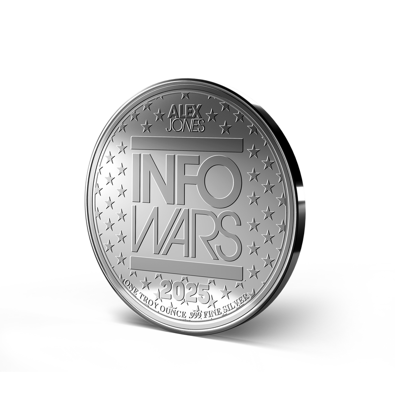 Limited Edition Silver Alex Jones Signature Fundraiser Coin