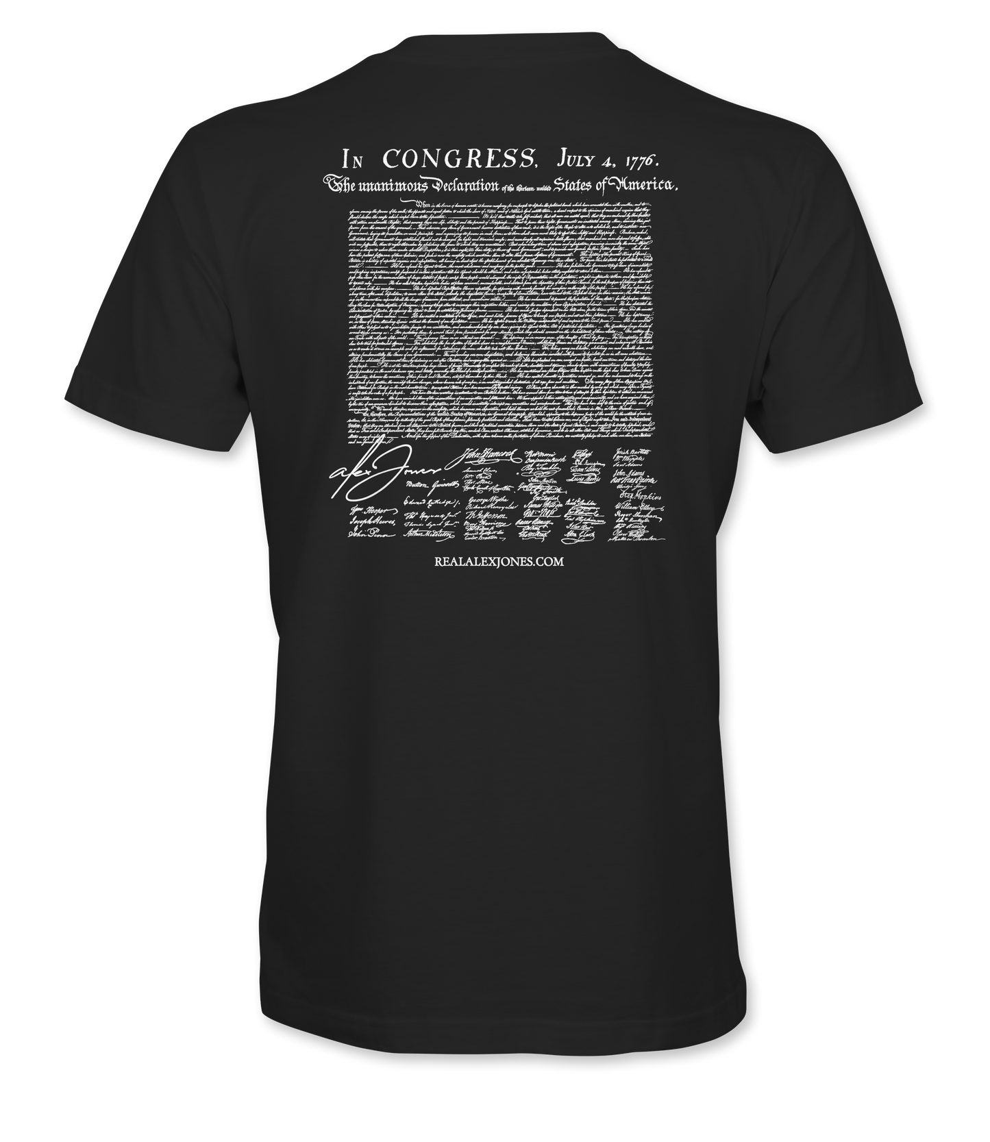 Alex Jones Crackdown Declaration Of Alex T-Shirt