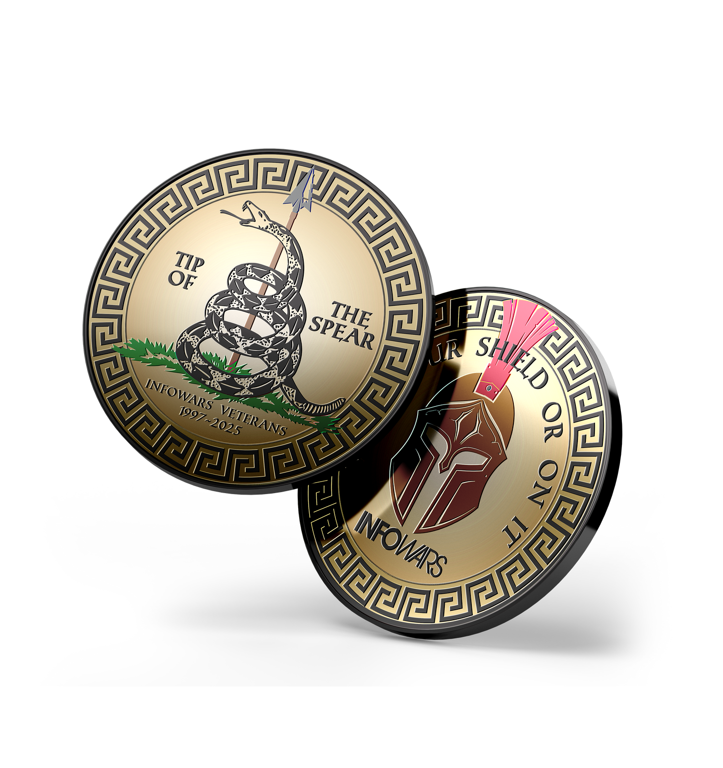 "Tip Of The Spear" Infowars Veterans Challenge Coin