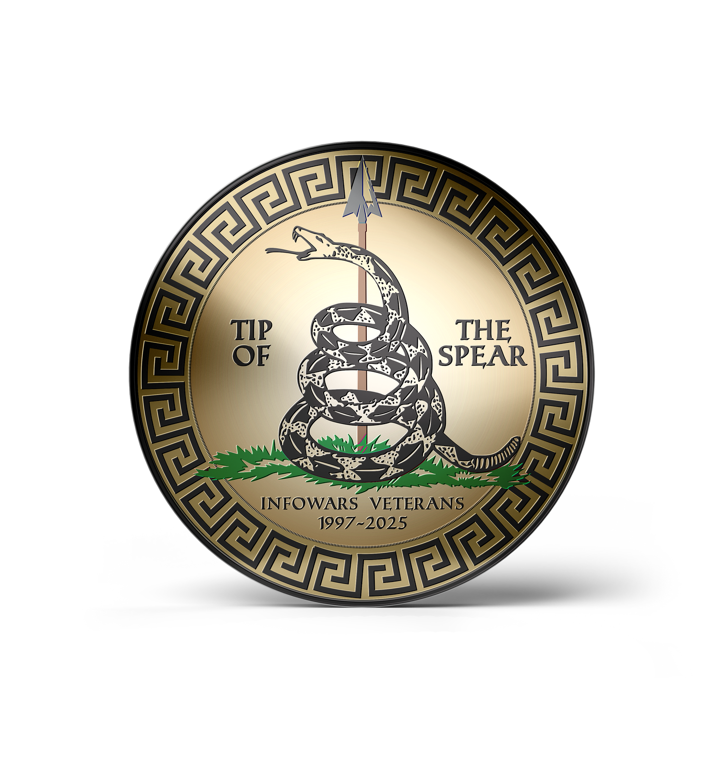 "Tip Of The Spear" Infowars Veterans Challenge Coin