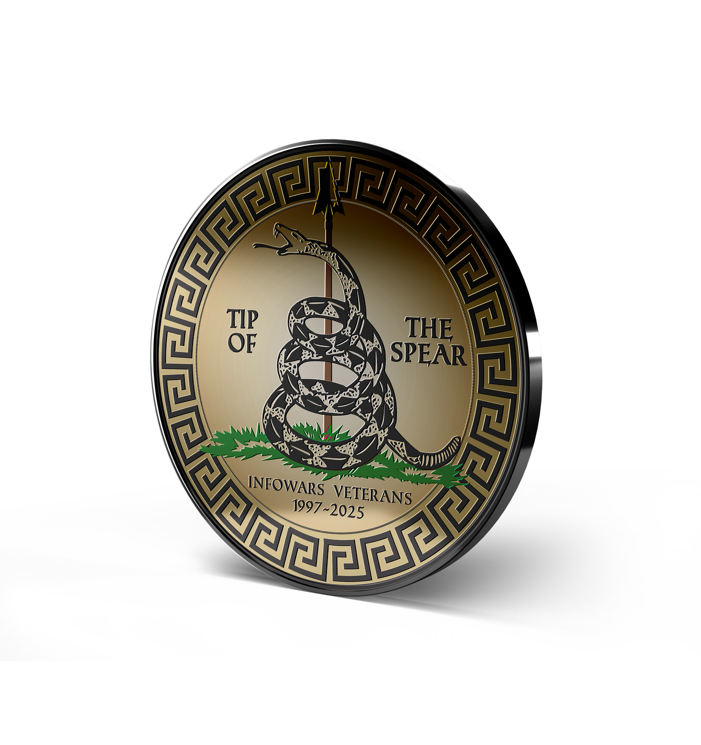 "Tip Of The Spear" Infowars Veterans Challenge Coin
