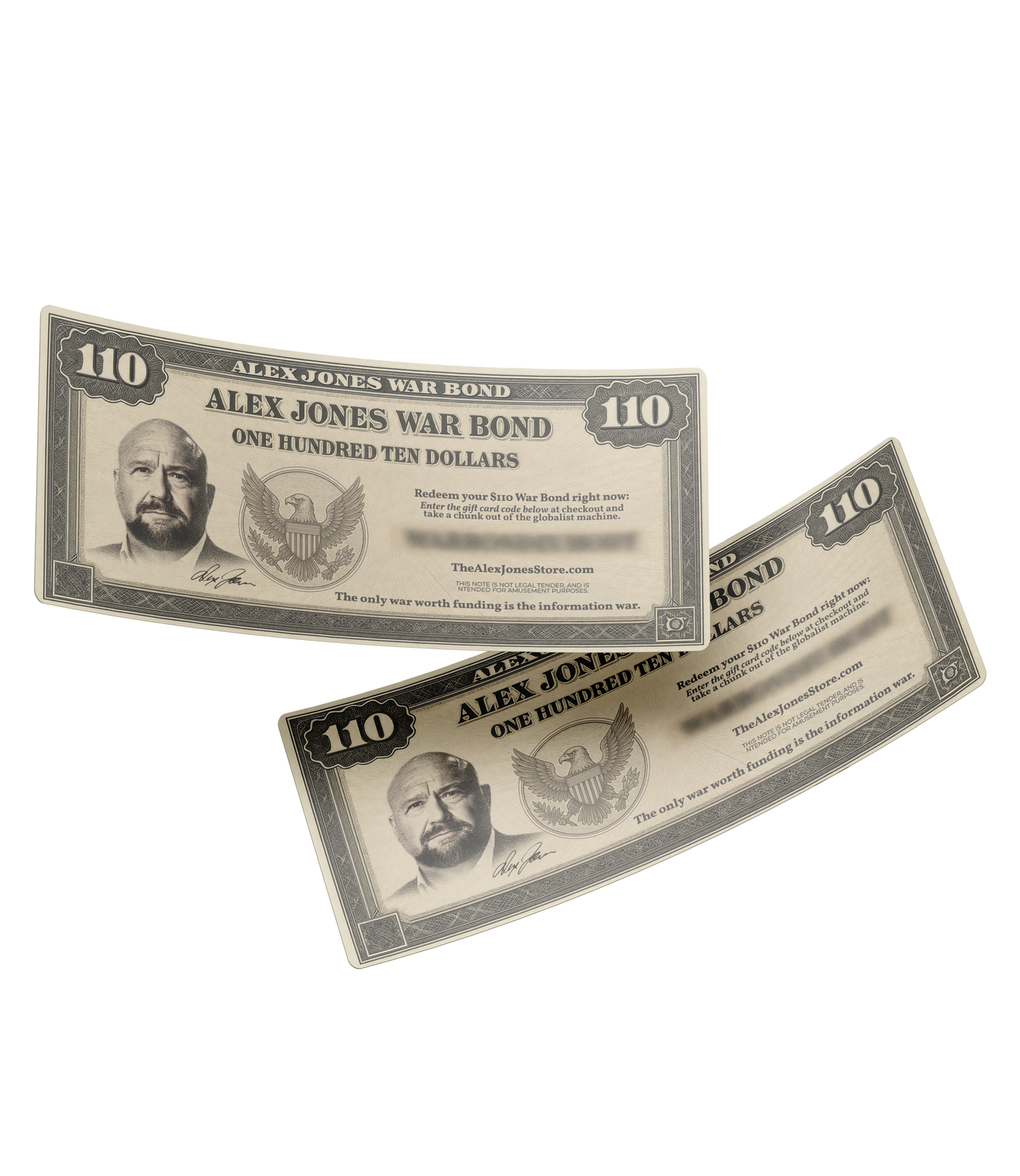 Alex Jones War Bond - $110 Store Credit!