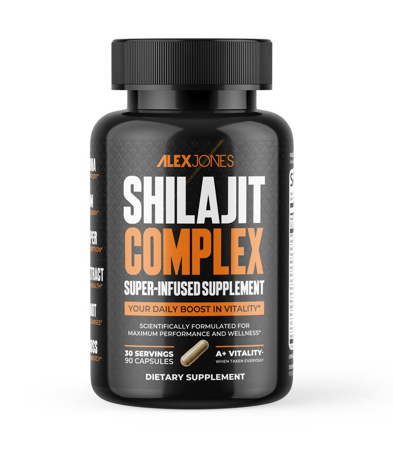 Shilajit Complex - Super-Infused Supplement (90 Capsules) (30 Servings)