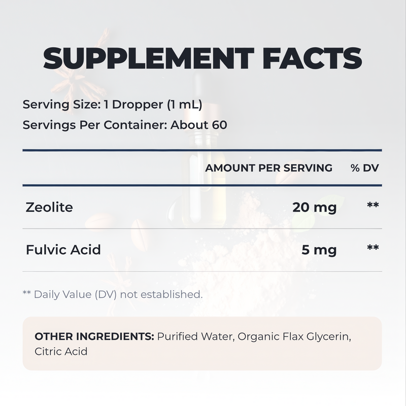 Zeolite Detox & Defense - Advanced Binding Agent (60 Servings)
