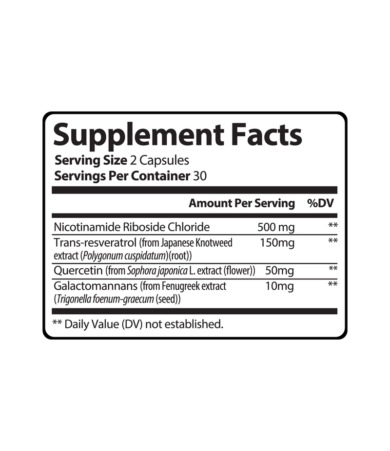 Ultra DNA Revival - NAD+ (60 Capsules) (30 Servings)