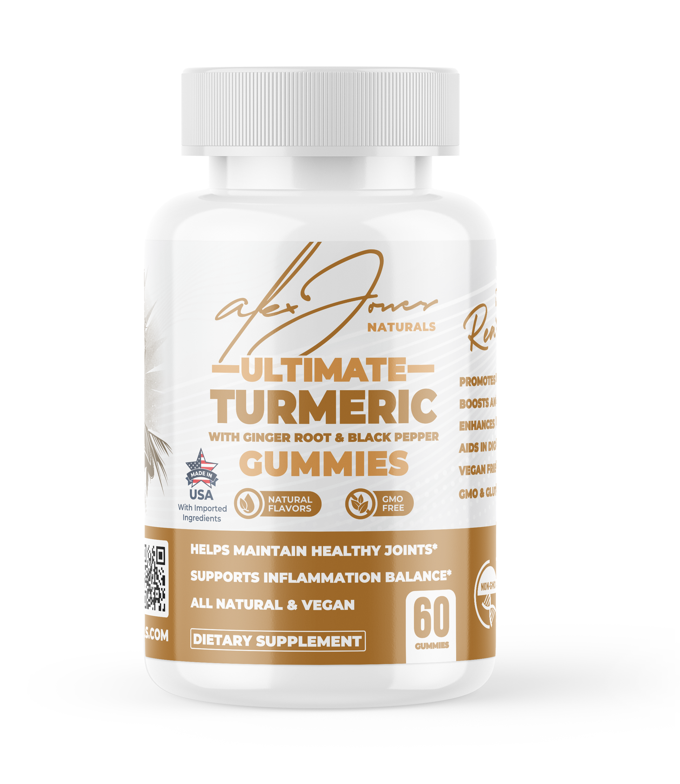 Ultimate Turmeric Gummies With Ginger Root & Black Pepper