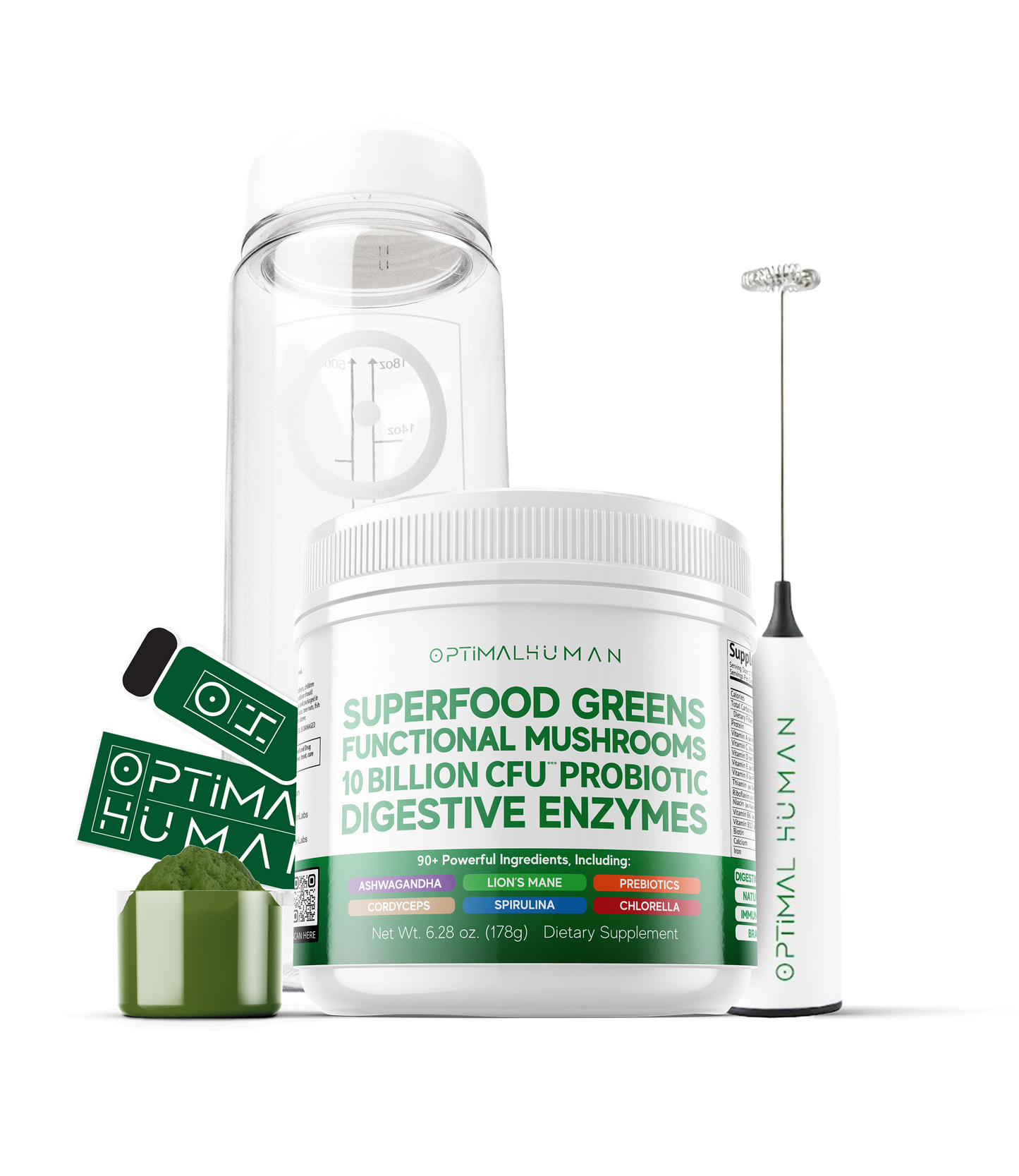 🎁 Optimal Human - Superfood Greens (100% off)