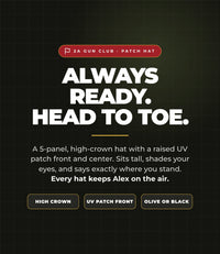 Always Ready Leather Patch Hat