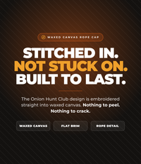 Onion Hunt Club Embroidered Hat