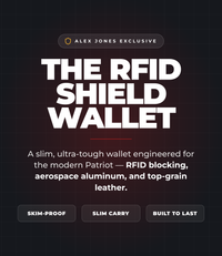 Alex Jones RFID Shield Wallet – 1776 Edition