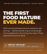 Bovine Colostrum+ Capsules (30 Servings)