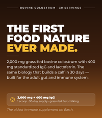 Bovine Colostrum+ - Cellular Recovery & Defense Matrix (2.5 oz) (30 Servings)