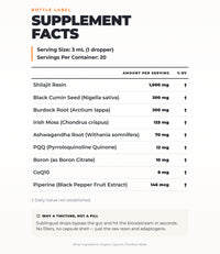 Shilajit Complex Tincture - Super-Infused (2 fl. oz.) (20 Servings)