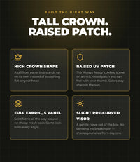 Always Ready Leather Patch Hat