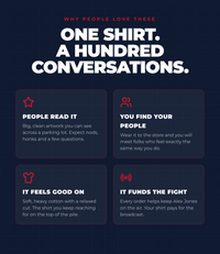One shirt, a hundred conversations
