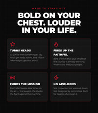 Bold on your chest, louder in your life — tee benefits