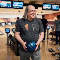 Benjamin Franklin wearing the Pizza Gate t-shirt in black