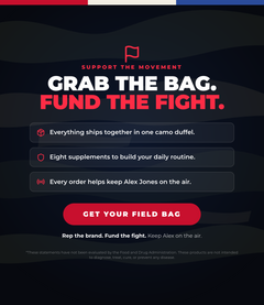 Alex Jones Live Field Bag Bundle