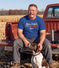Alex Jones For President 2028 T-Shirt
