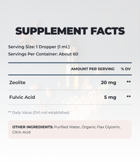 Zeolite Detox & Defense - Advanced Binding Agent (60 Servings)