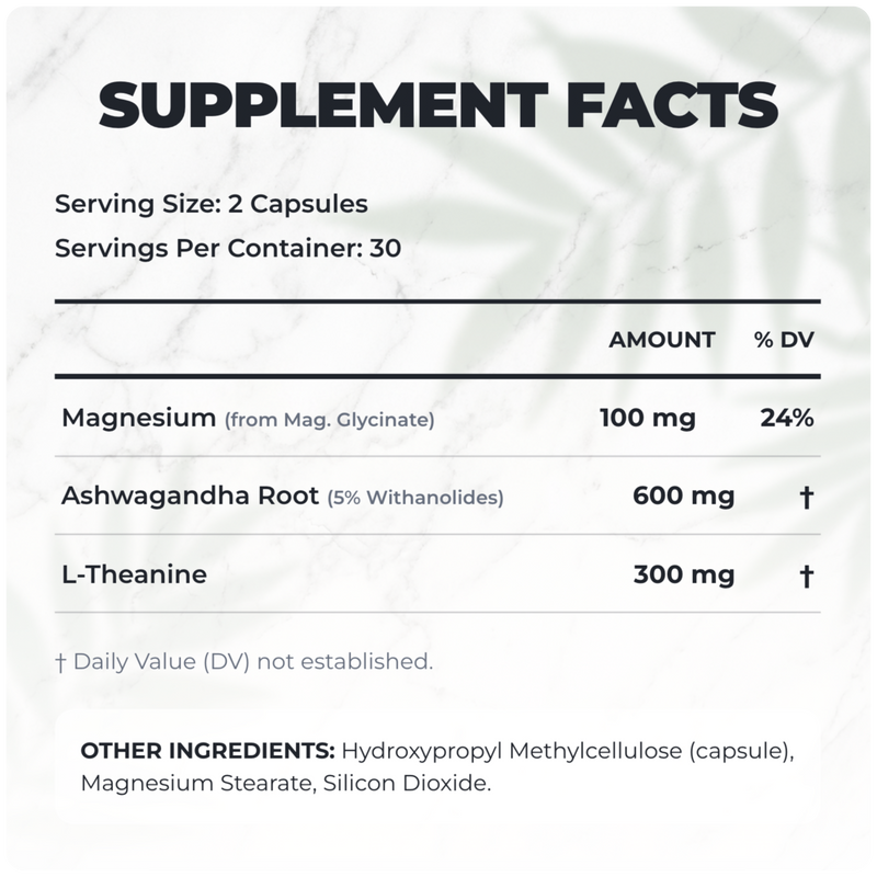 Ultimate Chill - Deep Recovery & Stress Shield (60 Capsules)(30 Servings)