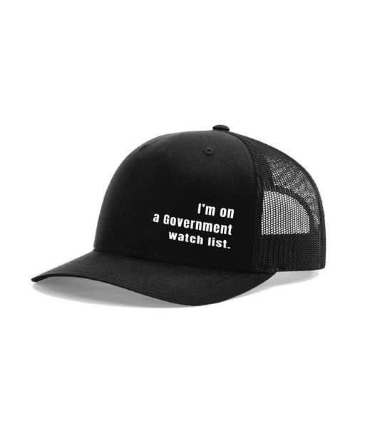 Government Watch List Premium Hat