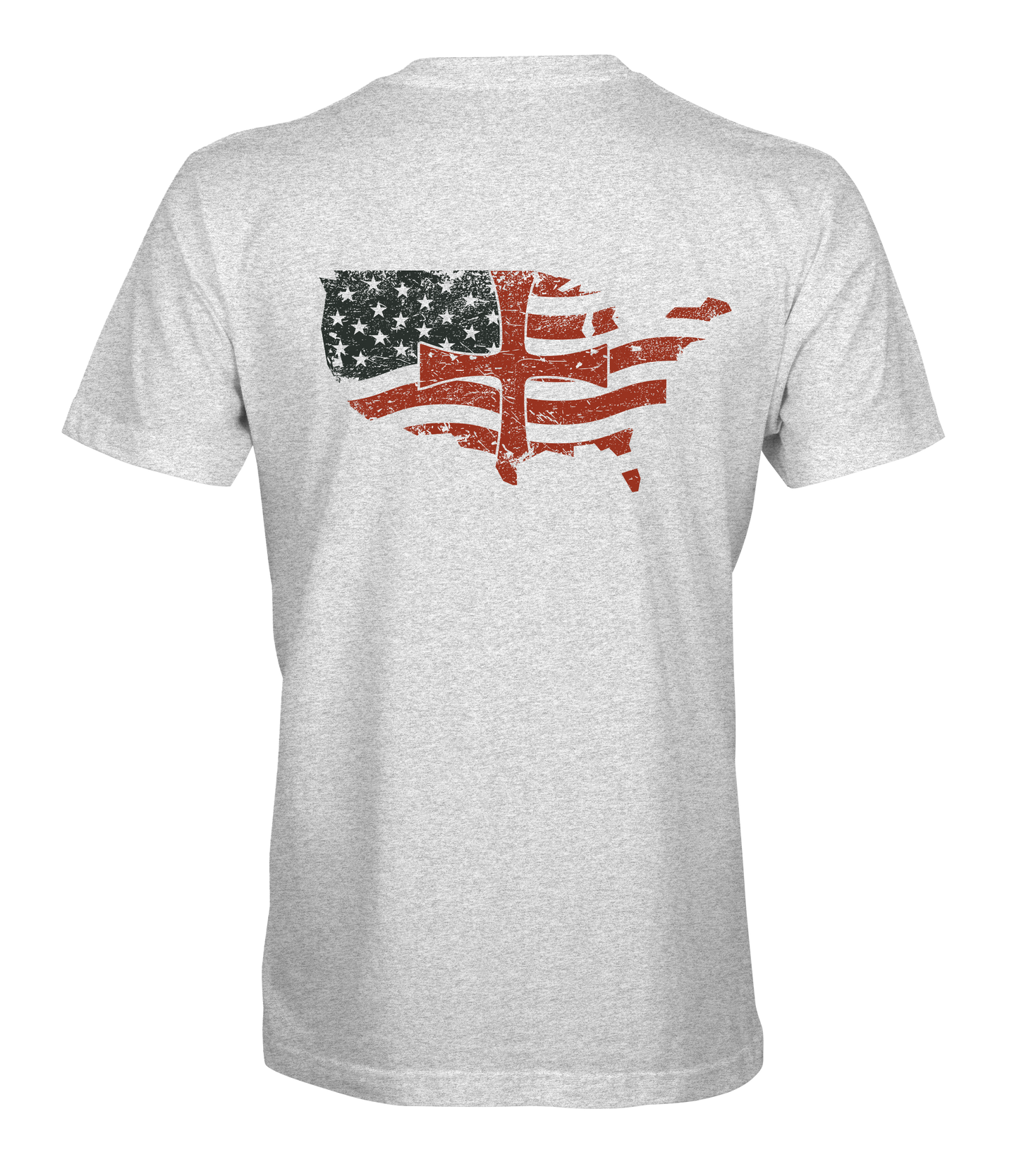 Deus Vult: Christian America Flag T-Shirt
