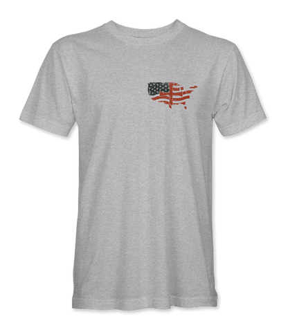 Deus Vult: Christian America Flag T-Shirt