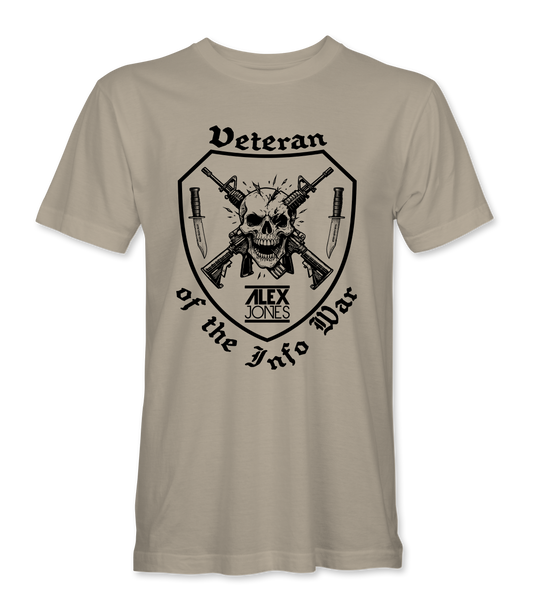 Veteran Of The Infowar Skull T-Shirt