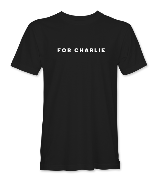 🎁 "For Charlie" Fundraiser T-Shirt (98% off)
