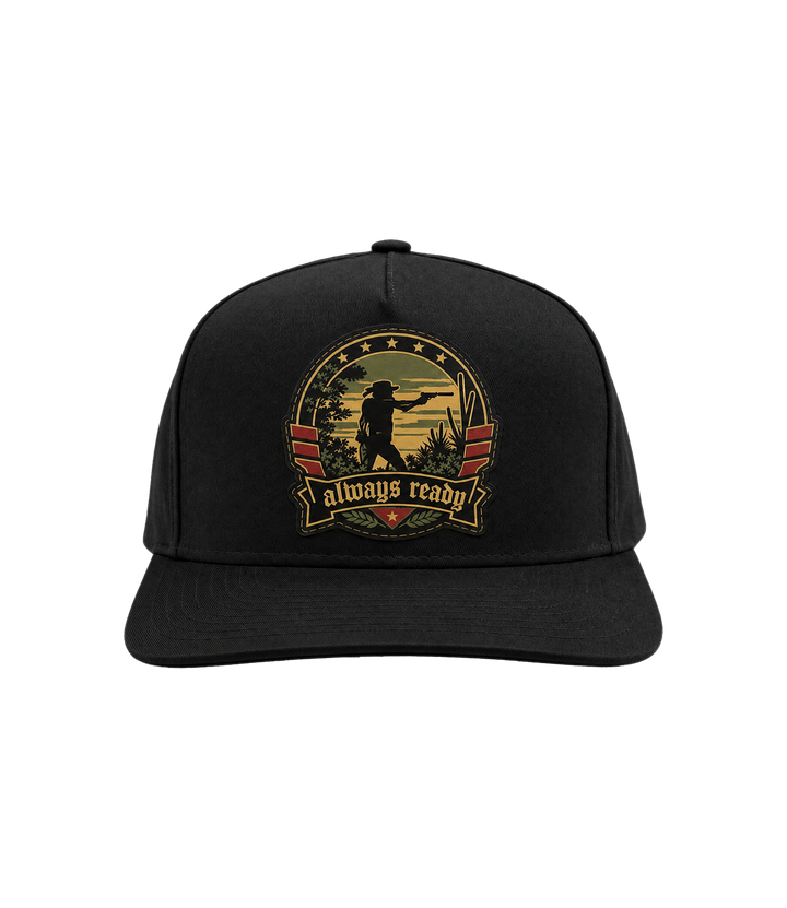 Always Ready Leather Patch Hat