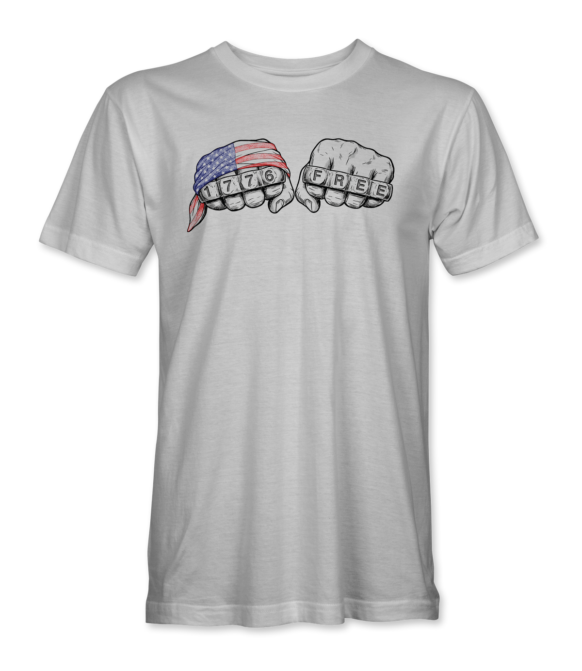 1776 Free Fists Patriotic T-Shirt