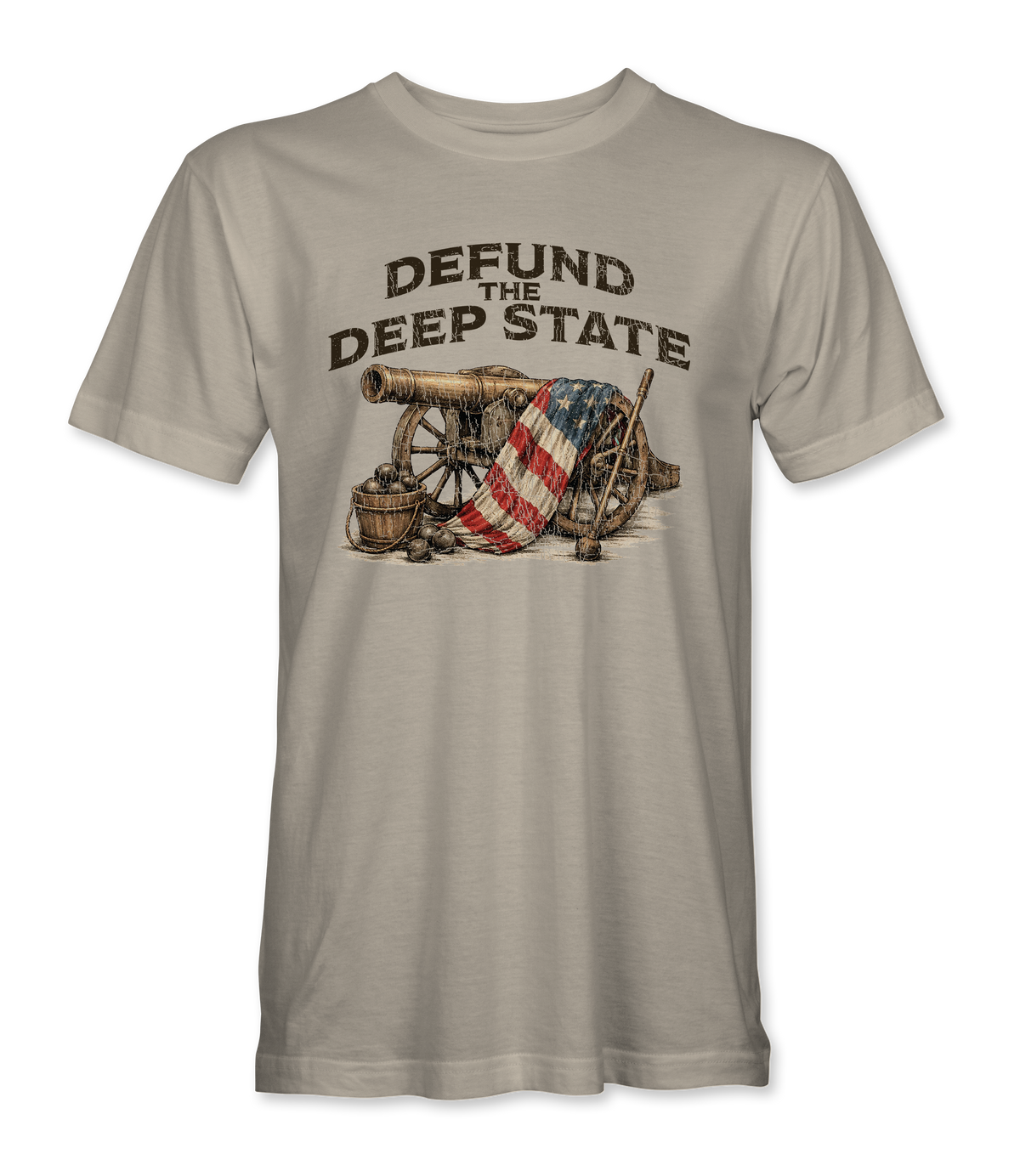 Defund The Deep State Cannon T-Shirt