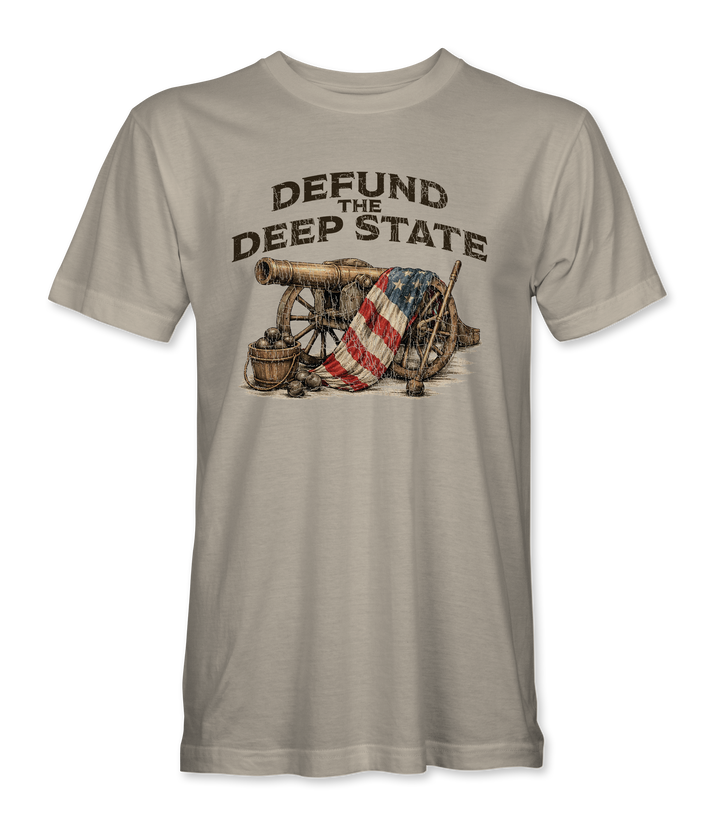 Defund The Deep State Cannon T-Shirt