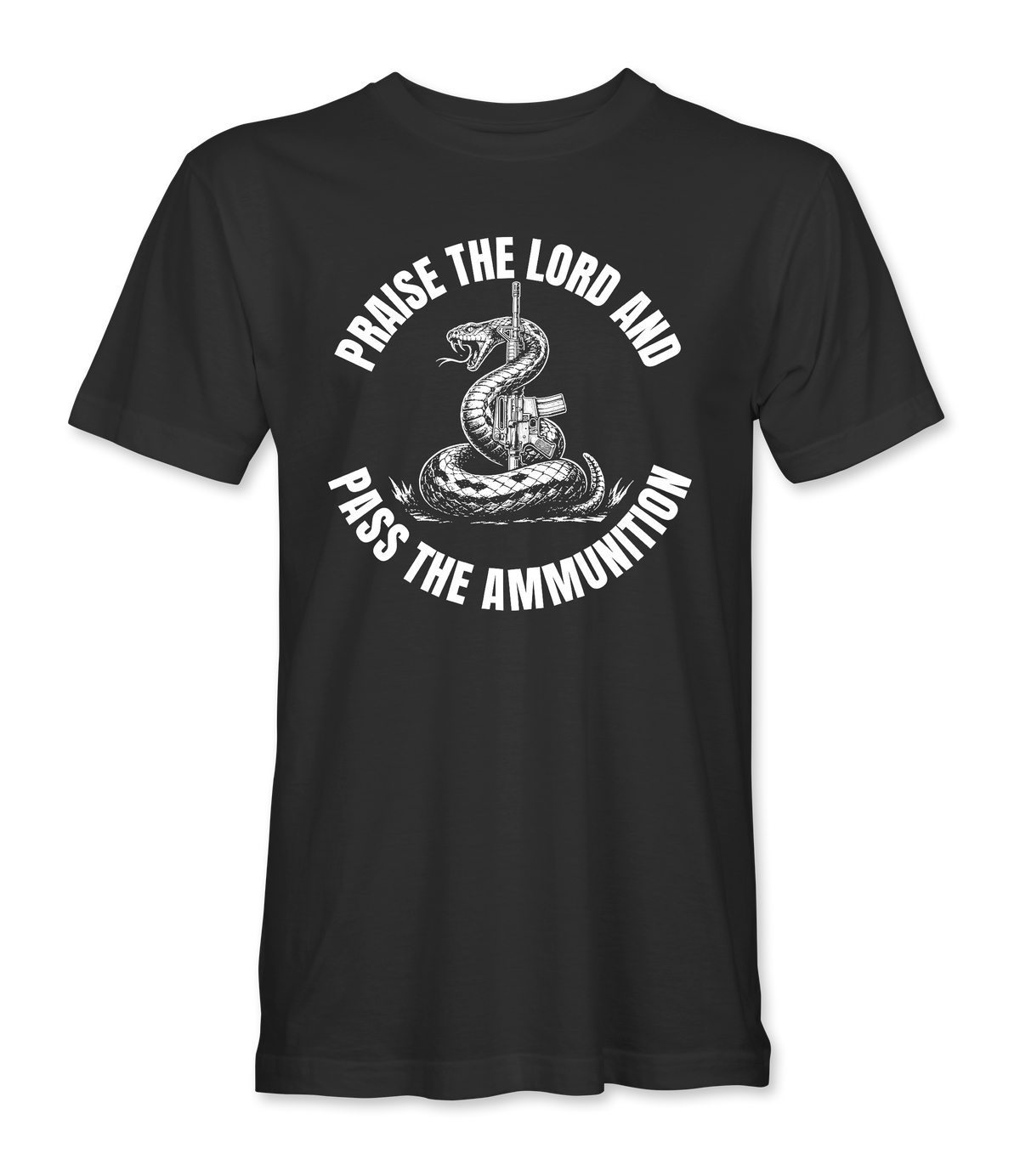 Praise The Lord And Pass The Ammunition Snake T-Shirt