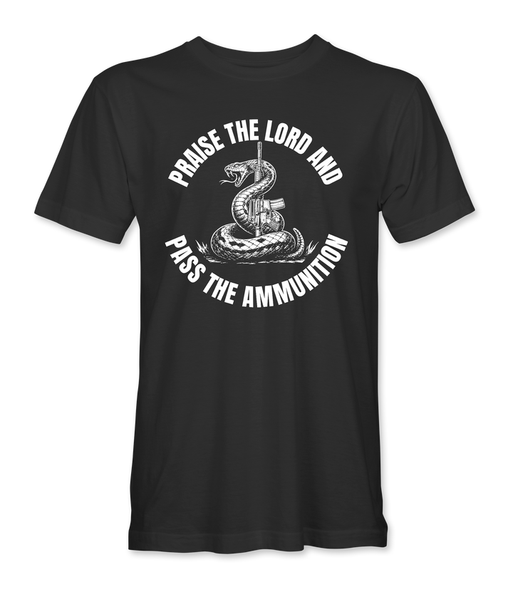 Praise The Lord And Pass The Ammunition Snake T-Shirt
