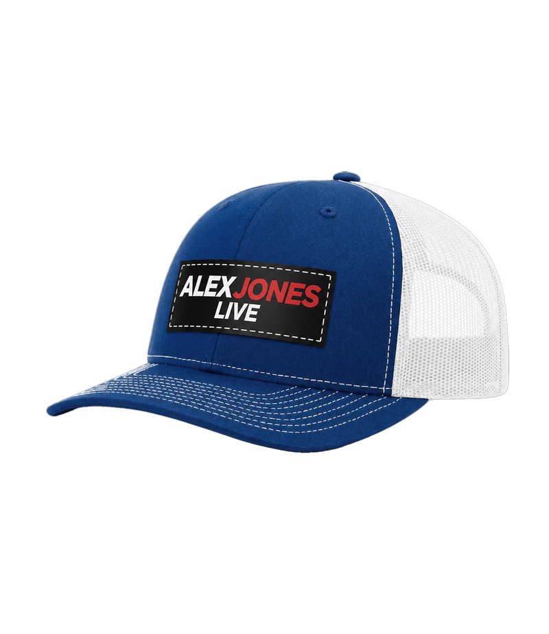 Alex Jones Live Patch Trucker Hat