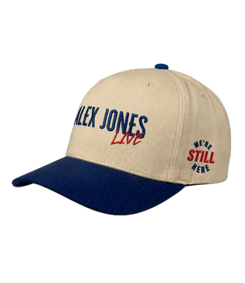 Alex Jones Live Tan Embroidered Hat