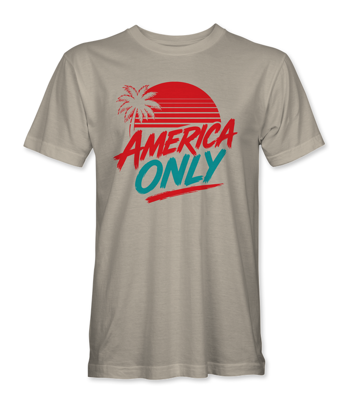 America Only Tropical Sunset T-Shirt