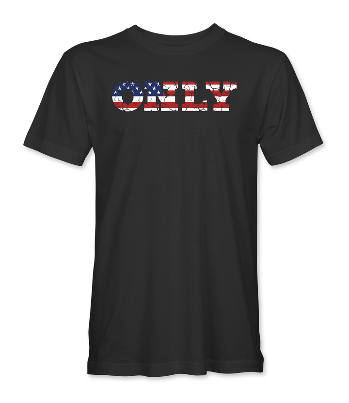 America Only Flag T-Shirt